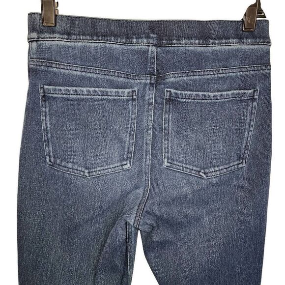 Spanx Women Jeans, Blue Denim Stretchy Pull-On Skinny Jeggings, Sz Small - Picture 9 of 10